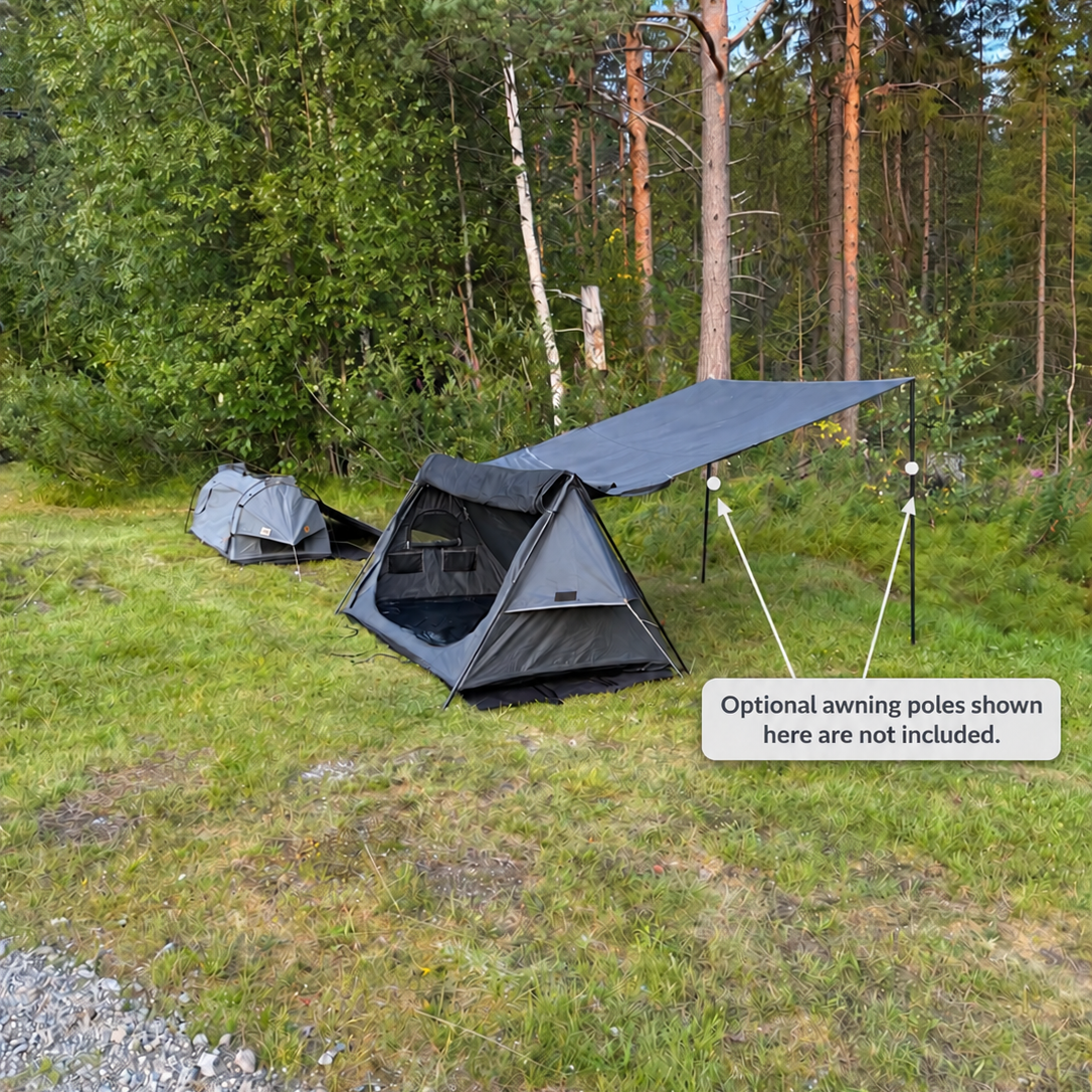 PREORDER 2RUNNER – 2 Person Motorcycle Camping System