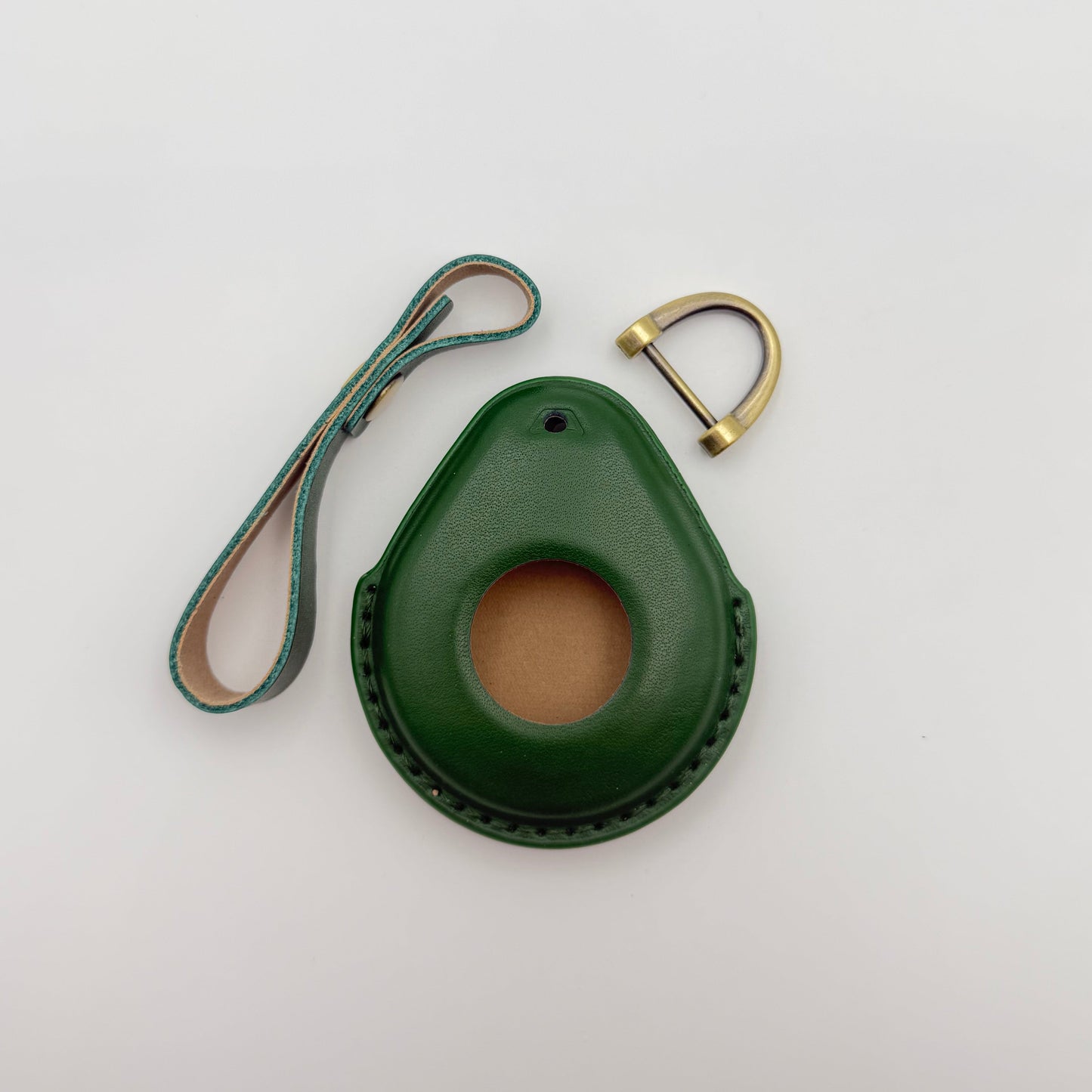 Green Leather For Harley Davidson Key Fob Cover – 2023 & Earlier
