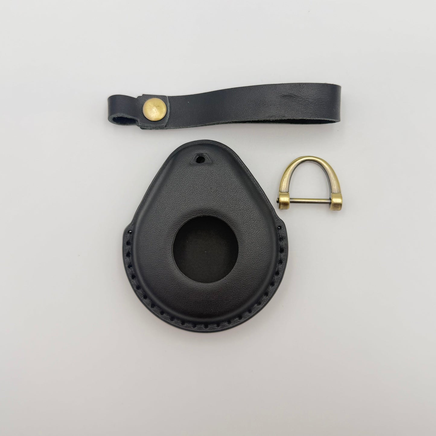 Black Leather For Harley Davidson Key Fob Cover – 2023 & Earlier