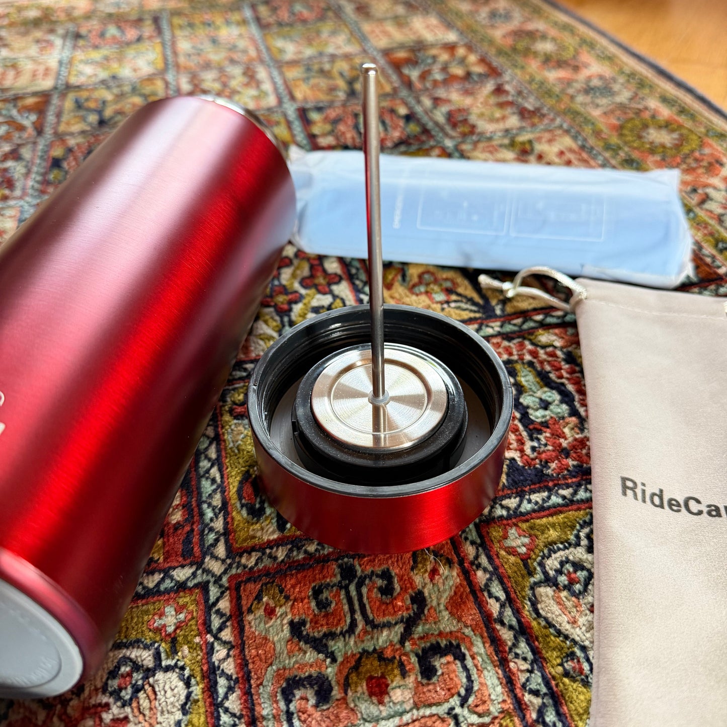RideCare Premium Insulin Travel Cooler – Smart Temperature Display Medication Cooling System