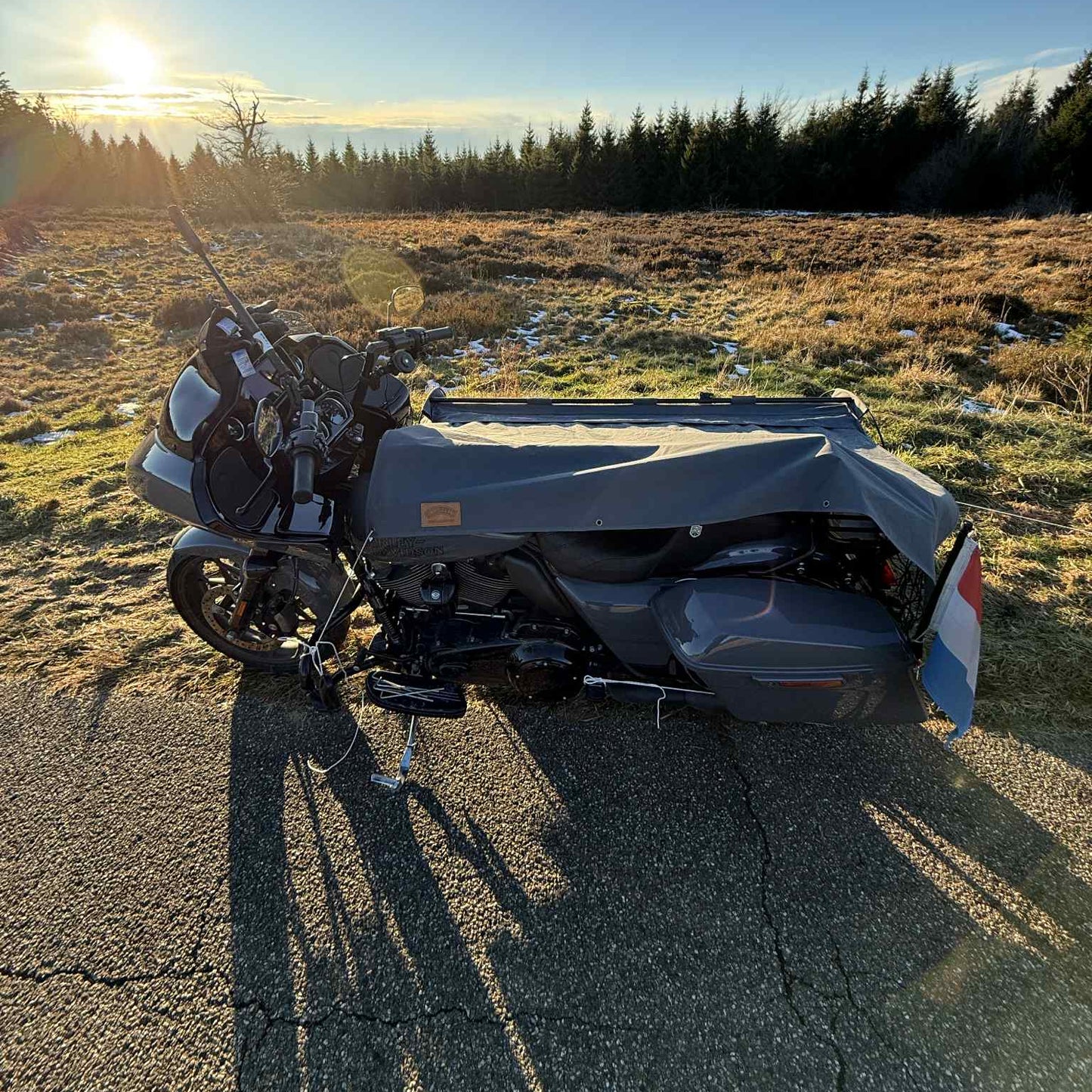 The Outlaw motorcycle camping tent by 2Wheels1Lane, waterproof solo tent for motorcycle camping