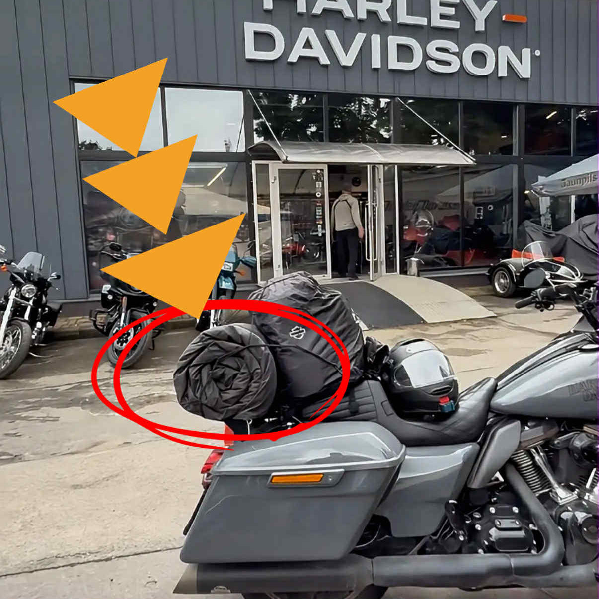 2Wheels1Lane Outlaw Motorcycle Camping Tent
