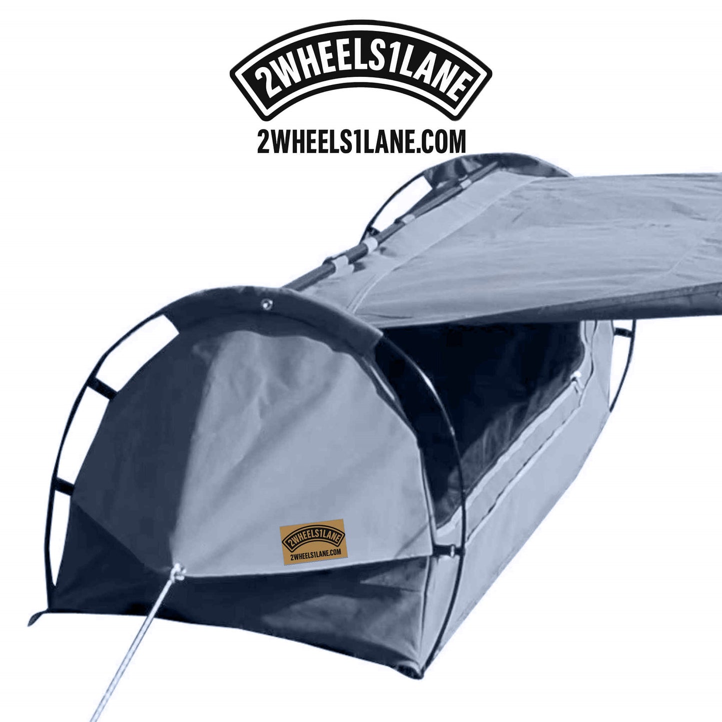 The Outlaw motorcycle camping tent by 2Wheels1Lane, waterproof solo tent for motorcycle camping