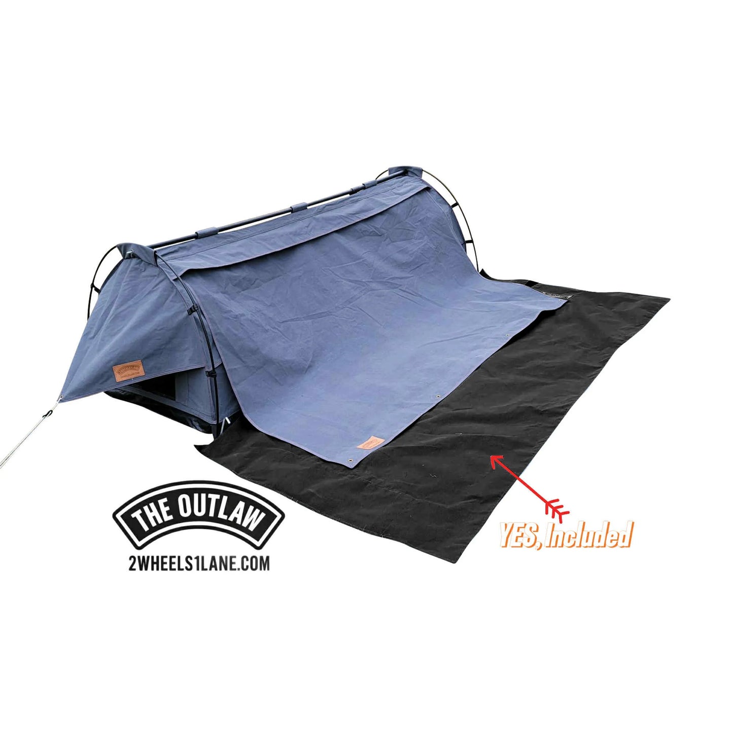 THE OUTLAW Motorcycle Camping Tent | 2Wheels1Lane Adventure Swag
