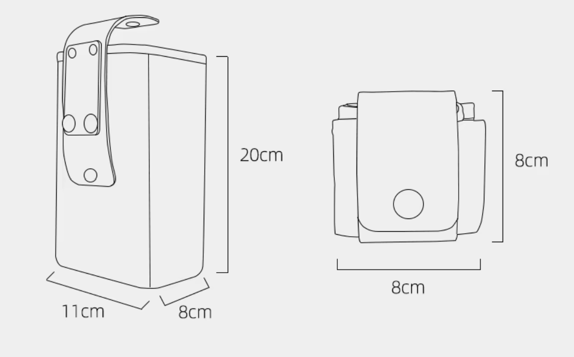 2Wheels Beltbag – Waxed Canvas Motorcycle Pouch | Foldable Foraging & Tool Bag for Riders and Camping